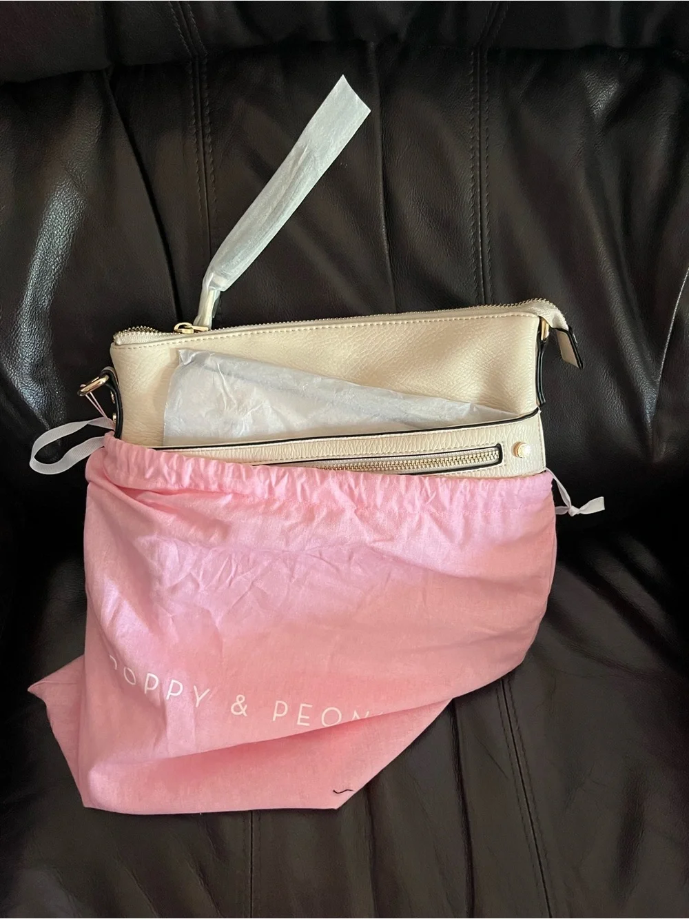 the EVERYDAY CROSSBODY Cream - Women’s Crossbody Bag